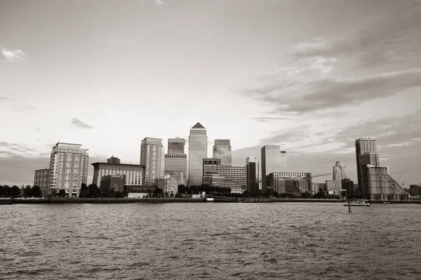 Canary Wharf business district — Stock Photo, Image