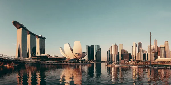 Singapore skyline med urbana byggnader — Stockfoto