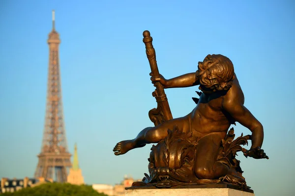 Alexandre Iii most socha — Stock fotografie