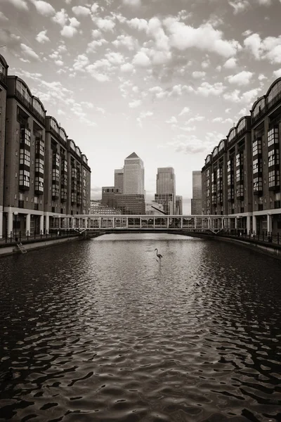 Canary Wharf zakenwijk — Stockfoto