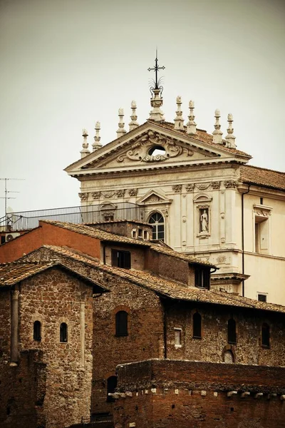 Foro di Roma con rovine — Foto Stock