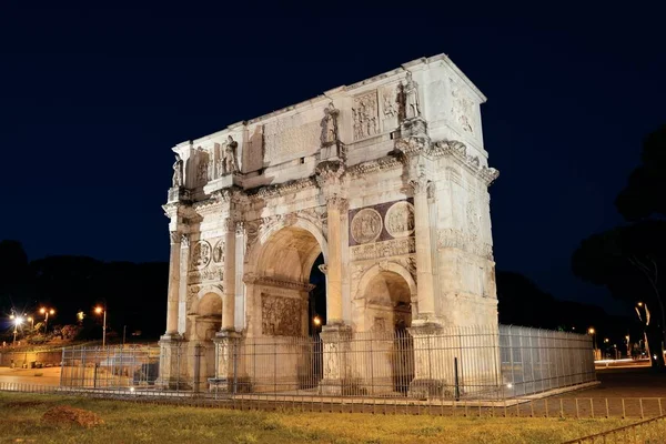 Arc de Constantin la nuit — Photo