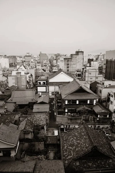 Dachami miasta Kyoto — Zdjęcie stockowe