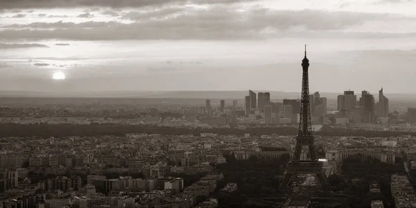 Paris city rooftop view — Stock Photo, Image