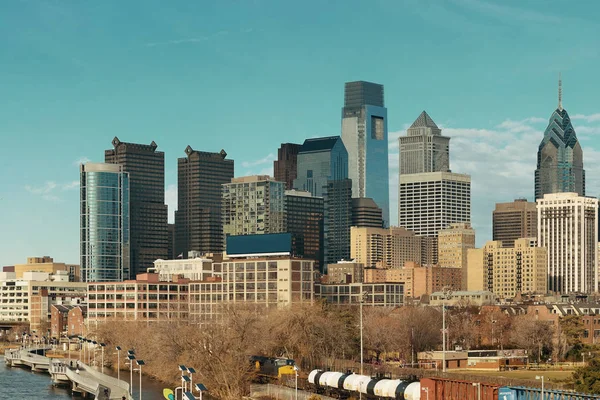 Filadelfia con arquitectura urbana — Foto de Stock