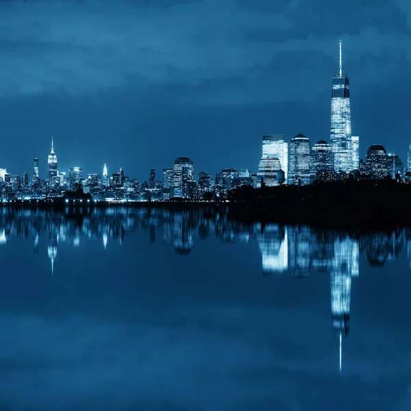 New York City bei Nacht — Stockfoto