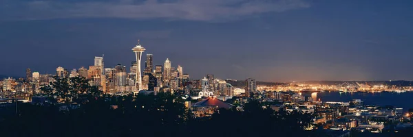 Skyline di Seattle città — Foto Stock