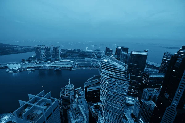 Vista sui tetti di Singapore — Foto Stock