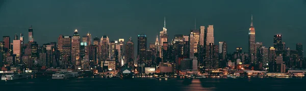 Skyline di Manhattan centro città — Foto Stock