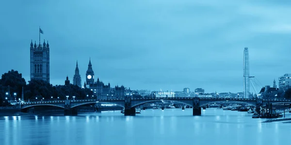 Thames rivier panorama — Stockfoto