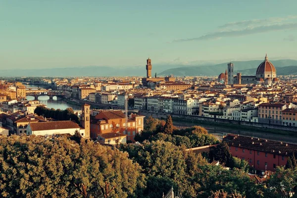 Widokiem na panoramę miasta Florencja — Zdjęcie stockowe