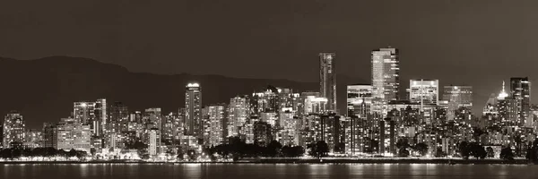 Vancouver v noci — Stock fotografie