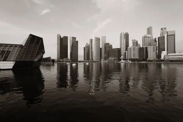 Singapore skyline med urbana byggnader — Stockfoto