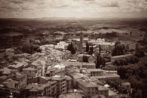 Vista para o telhado de Siena — Fotografia de Stock