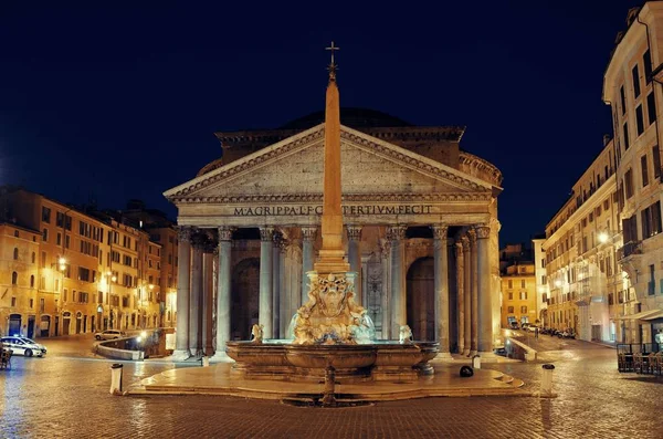 Pantheon vista di notte — Foto Stock