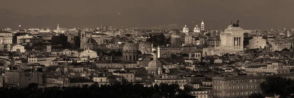 Vista panorâmica do telhado de Roma — Fotografia de Stock