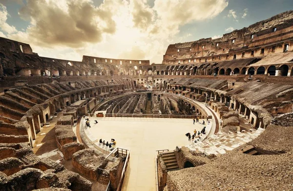 Pohled zevnitř Colosseum — Stock fotografie