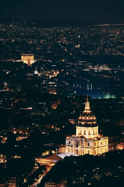 巴黎城市的夜晚 — 图库照片