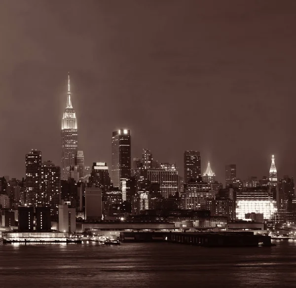 Skyline von New York City — Stockfoto