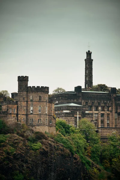 Colina de Calton com monumento Nelson — Fotografia de Stock