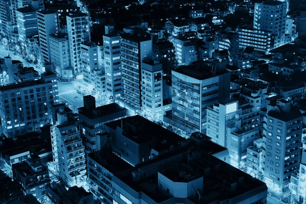 Arranha-céus urbanos de Tóquio skyline — Fotografia de Stock
