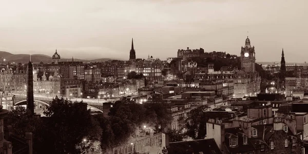 Widok miasta Edynburg — Zdjęcie stockowe