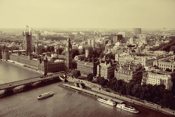 Londen Westminster dak weergave — Stockfoto
