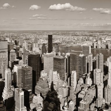 New York şehrinin silüeti