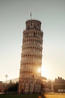 Leaning tower in Pisa clipart