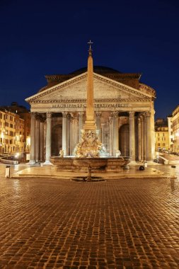 Rome Pantheon view clipart