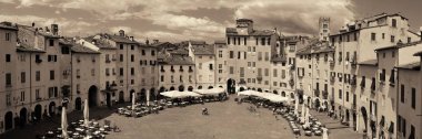 Piazza dell Anfiteatro panorama view