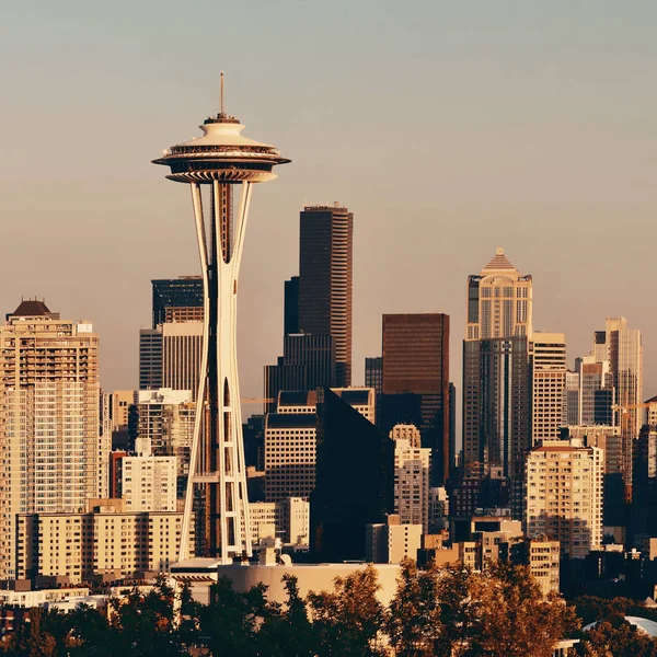 Seattle city skyline — Stock Photo, Image