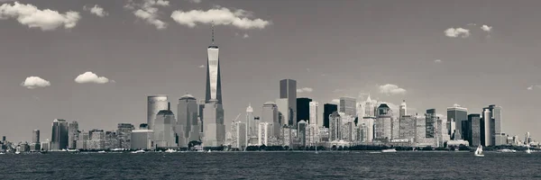 Manhattan downtown skyline — Stock Photo, Image