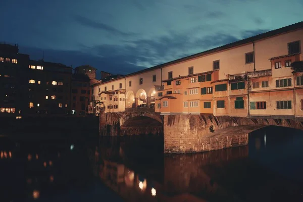 Florence Ponte Vecchio-weergave — Stockfoto