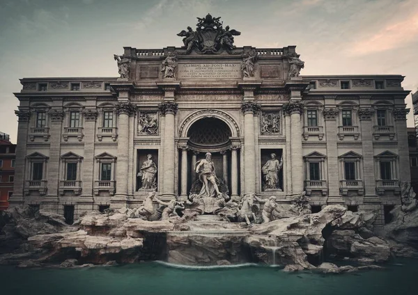 Fonte de Trevi em Roma — Fotografia de Stock