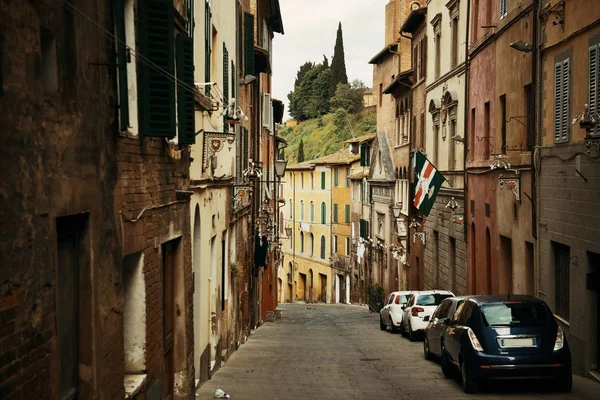 Siena vista de calle — Foto de Stock