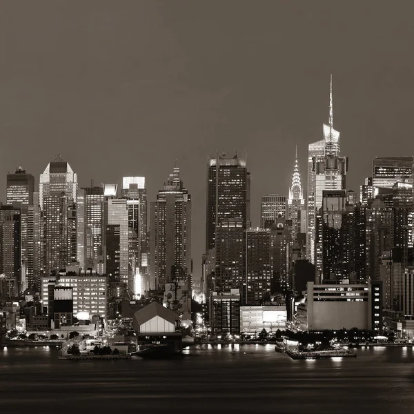 미드타운 맨해튼 스카이 라인 — 스톡 사진
