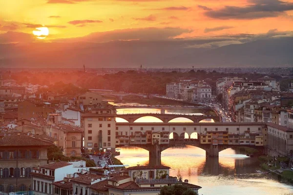Florence panorama pohled — Stock fotografie
