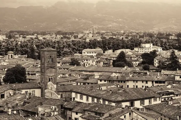 Panorama da torre do horizonte de Lucca — Fotografia de Stock