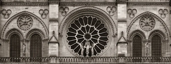 Notre Dame de Paris panorama — стокове фото