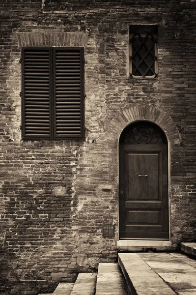 Siena edifício vintage — Fotografia de Stock