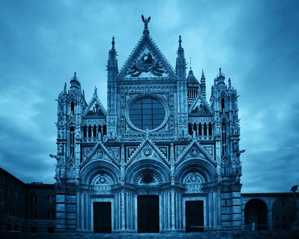 Vista da Catedral de Siena — Fotografia de Stock