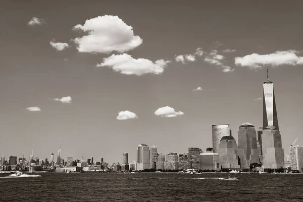 Skyline der Innenstadt von Manhattan — Stockfoto
