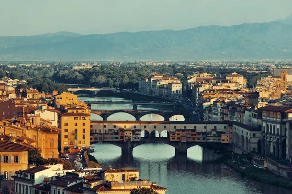 Florence panorama pohled — Stock fotografie