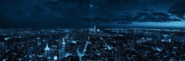 Skyline von New York City — Stockfoto