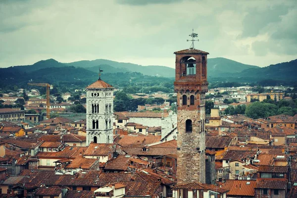 Panorama torre skyline Lucca — Foto Stock