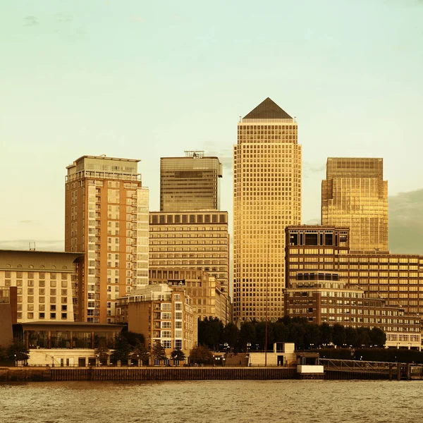 Londra canary wharf — Stok fotoğraf