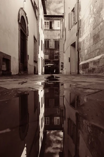 Reflejo calle Lucca — Foto de Stock