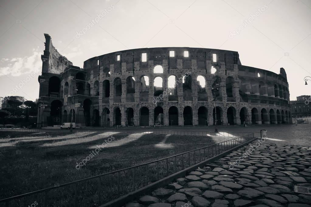Antique Colosseum in Rome