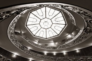 spiral merdiven görünümü